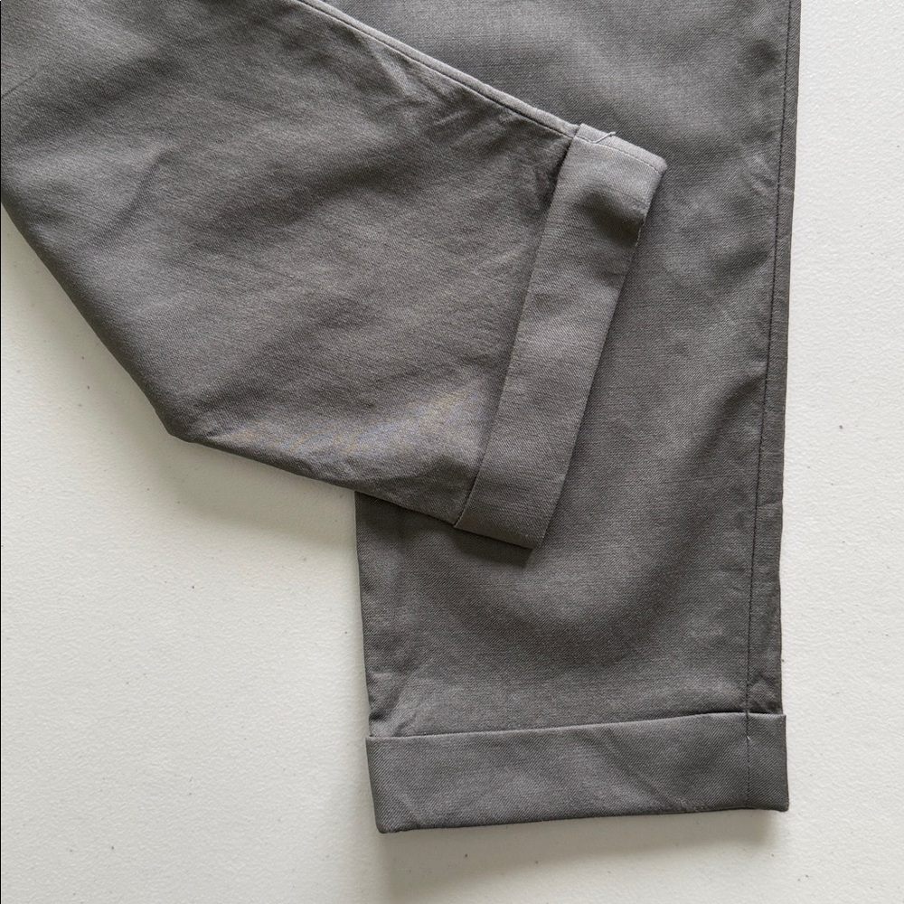 Theory Mustadio Wool Trousers Dark Gray Size 00 - Picture 6 of 16